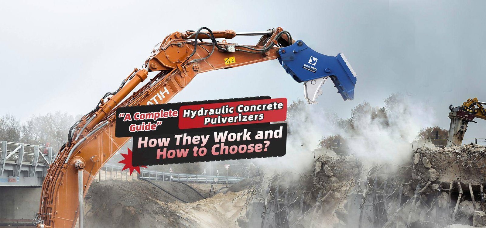 A Complete Guide to Hydraulic Concrete Pulverizers: How They Work and ...