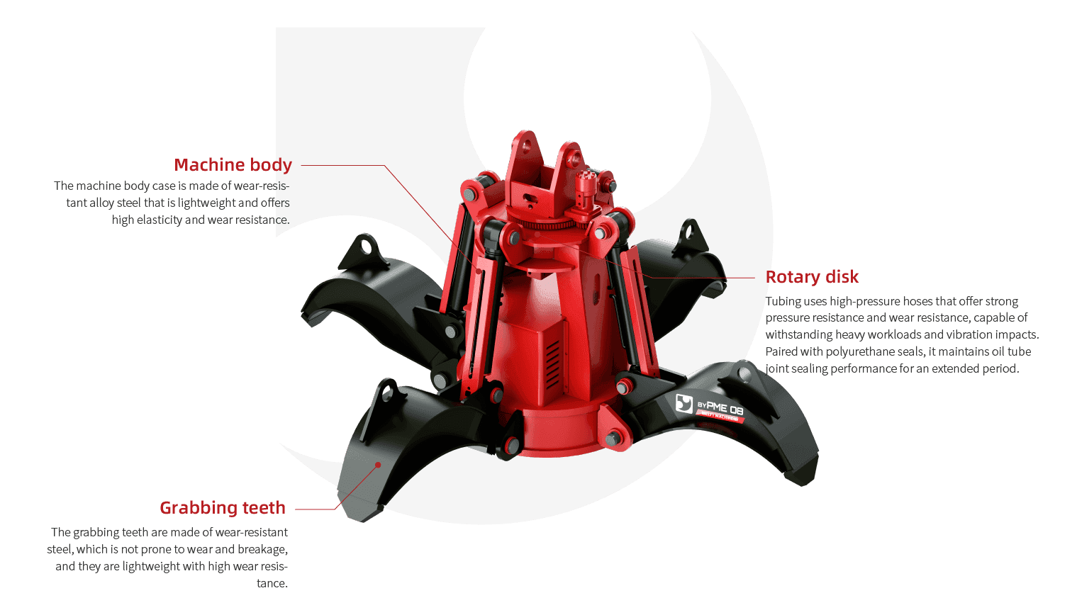 Orange Peel Magnet Grapple